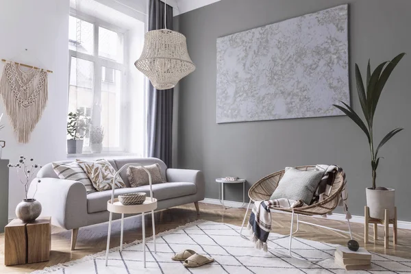 Beautiful Room Interior Design Elements Decor — Stok fotoğraf