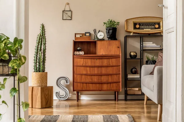 Stylish Workshop Cabinet Cozy Room Interior Design — Stock Photo, Image