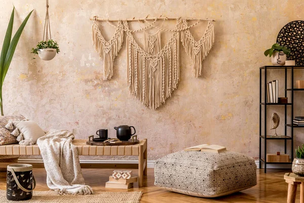 거실의 디자인 아름다운 액세서리가 — 스톡 사진