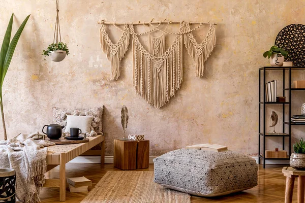 거실의 디자인 아름다운 액세서리가 — 스톡 사진