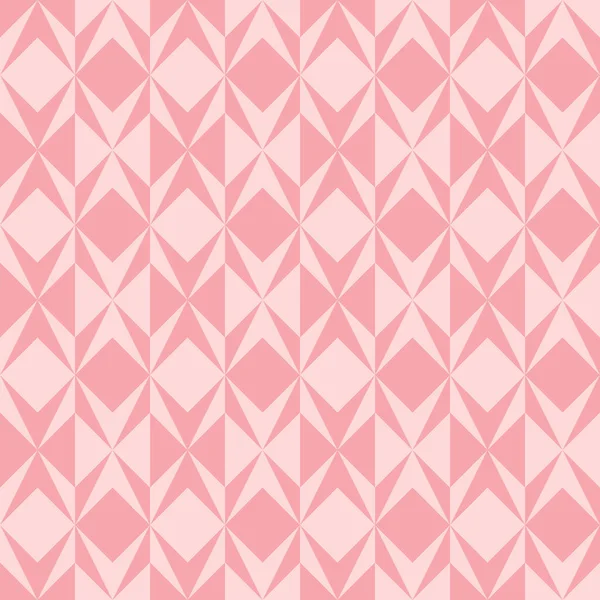 Vektor rosa geometrische nahtlose Wiederholung Muster Design Hintergrund. — Stockvektor
