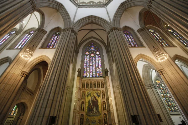 Se Metropolitan Cathedral in Sao Paulo — Stock Photo, Image