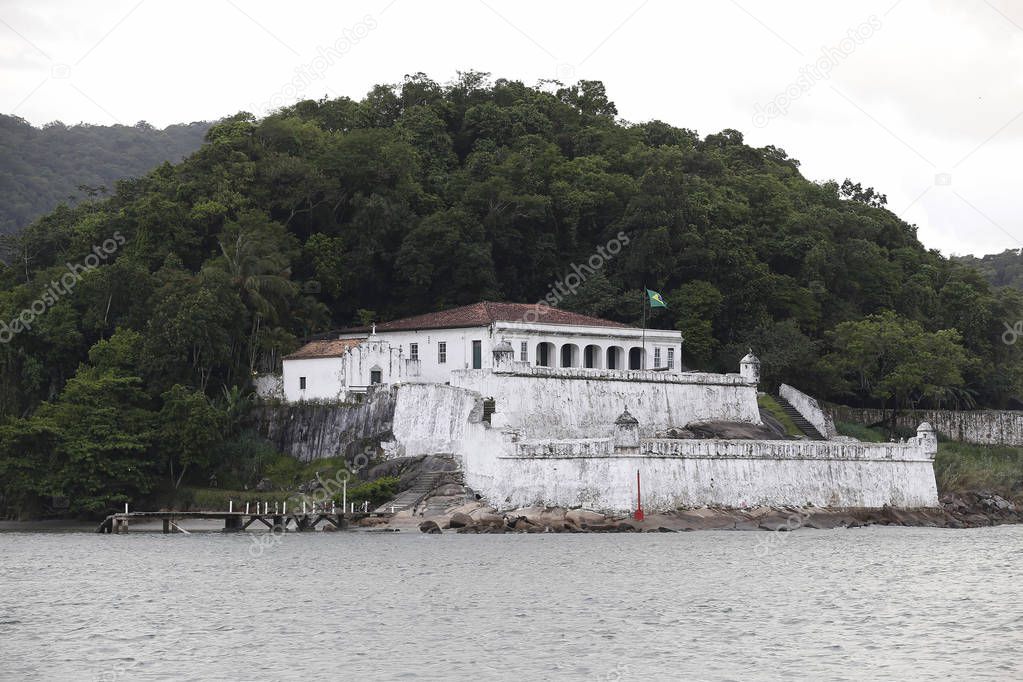 Fortress of barra grande in guaruja
