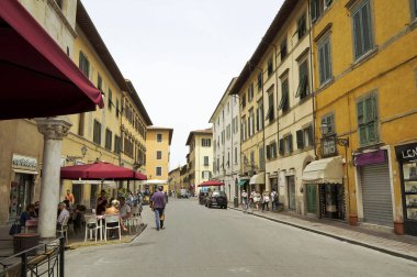 Pisa, Toscany, İtalya - 22 Mayıs, 2014-cityscape Piza