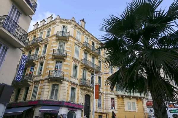 Cannes Francia Maggio 2014 Boulevard Cannes Costa Azzurra Sud Della — Foto Stock