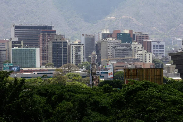 委内瑞拉加拉加斯 2014年5月6日 加拉加斯市中心的城市景观 — 图库照片