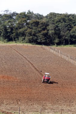 Sürülmüş alan görünümünü