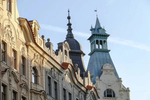 View Historic Building Old Downtown Prague Czech Republic — Stock Photo, Image