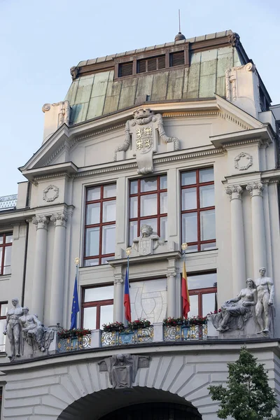 プラハの旧市街にある歴史的な建物の表示 — ストック写真