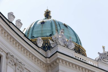 Viyana, Avusturya 29 Mayıs 2017 - gün, Avusturya Viyana Hofburg İmparatorluk Sarayı, ayrıntı