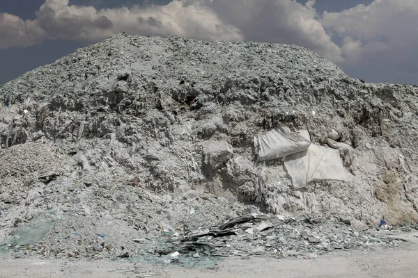 Recykling roślina Szkło samochodowe — Zdjęcie stockowe