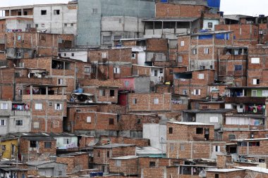 gecekondu, mahalle sao paulo, Brezilya