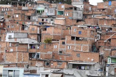 gecekondu, mahalle sao paulo, Brezilya