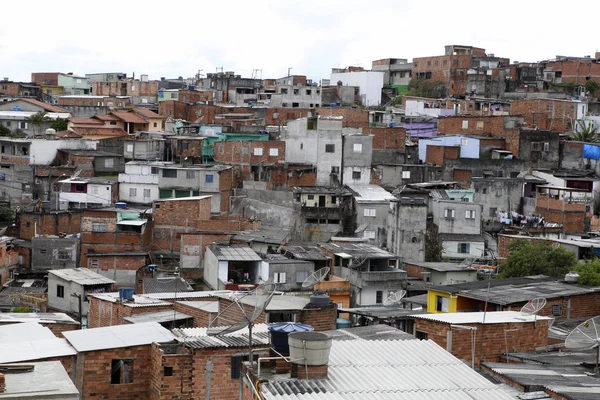 Sloppenwijk, buurt van sao paulo, Brazilië — Stockfoto