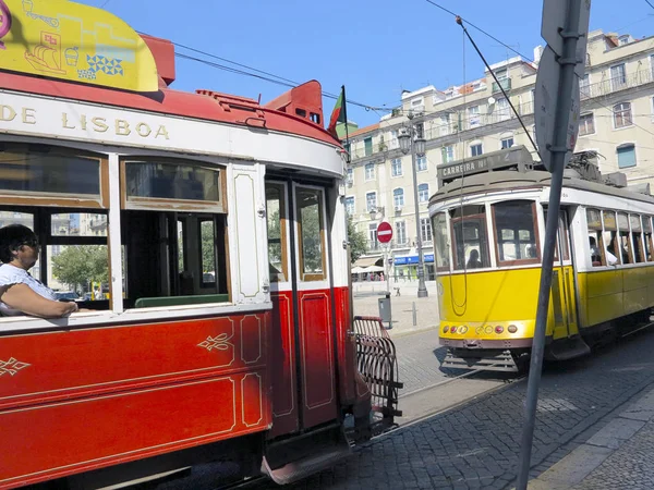 葡萄牙里斯本 2012年9月5日 里斯本有轨电车网络服务于葡萄牙里斯本市 自1873年以来一直在运营 目前由5条城市线路组成 — 图库照片