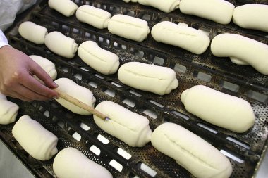 cuison için fırın ekmek hamur hazırlık