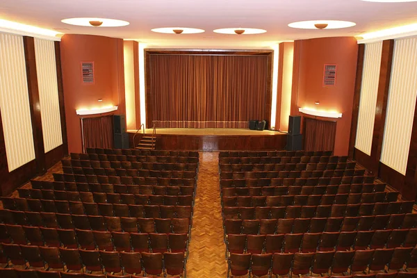 Caxambu Minas Gerais Brasil Abril 2005 Interior Cine Vintage Teatro — Fotografia de Stock