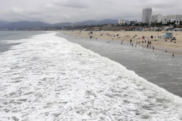 Santa Monica Beach — Zdjęcie stockowe