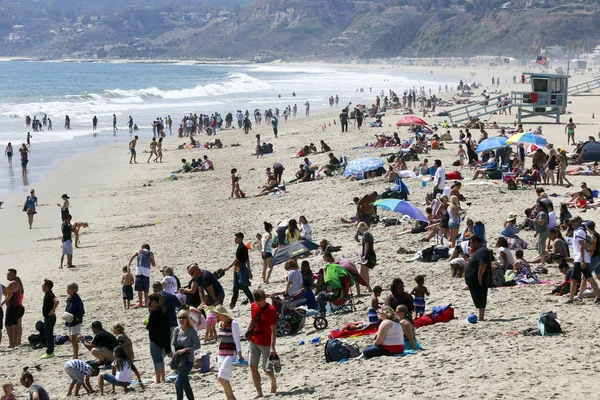 Santa Monica Beach — Zdjęcie stockowe