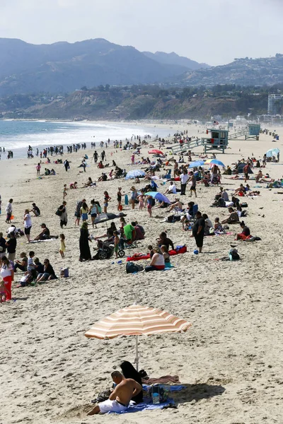 Santa Monica Beach — Zdjęcie stockowe