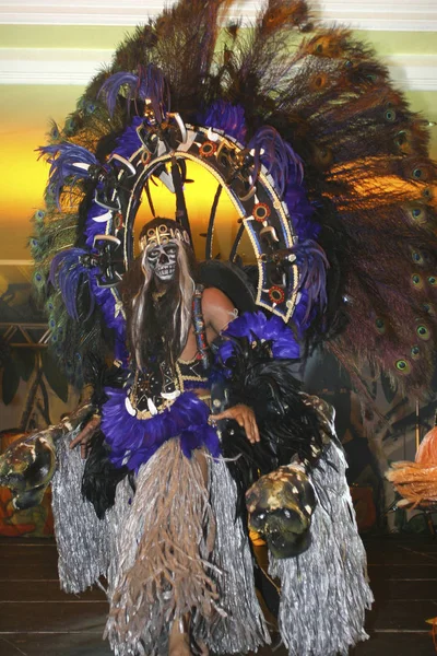 Манаус Амазонка Бразилия Февраля 2005 Parintins Folklore Festival Является Популярным — стоковое фото