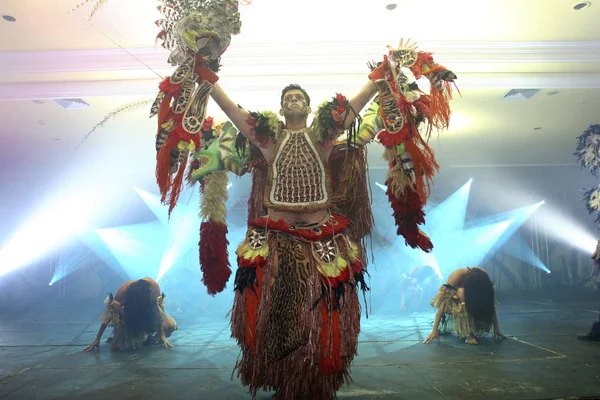 Manaus Amazonas Brasil Feb 2005 Parintins Folklore Festival Una Celebración — Foto de Stock