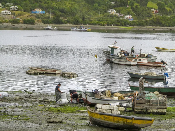 Blick auf castro, in chiloe, chile — Stockfoto