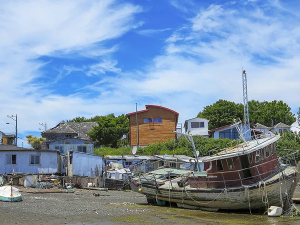 Vista de Castro, en Chile — Foto de Stock