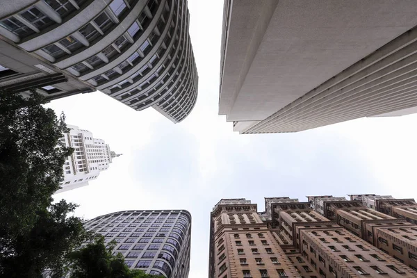 Antiguo Centro Sao Paulo Brasil Con Los Dos Edificios Más — Foto de Stock