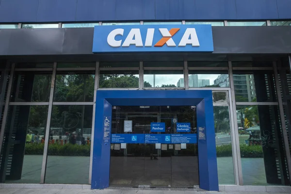 Caixa Federal Bankası logosu — Stok fotoğraf