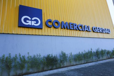 Gerdau 'nun harf ve logosu, çelik endüstrisi şirketi. 