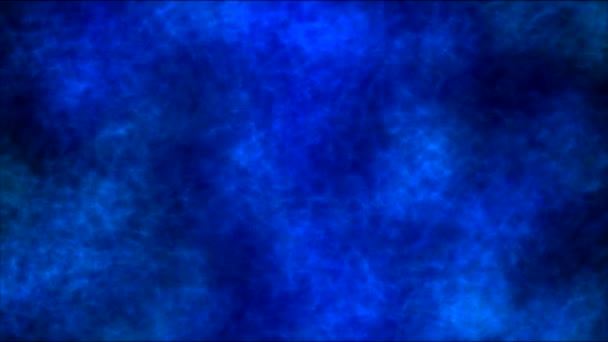 Абстрактні хмари і дим фон анімації - петлі синій — стокове відео