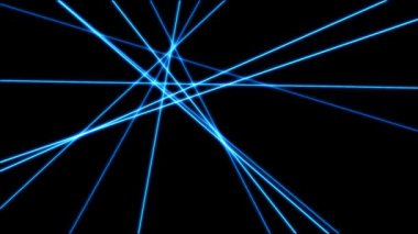 Kesim hatları, geçiş ve animasyon - döngü mavi dilim