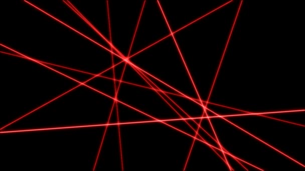 Lignes de croisement, coupes et tranches Animation - Loop Red 