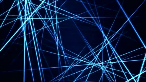 Animation par faisceaux de lumière / laser - Boucle bleue 