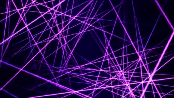 Animation par faisceaux de lumière / laser - Boucle Violet 