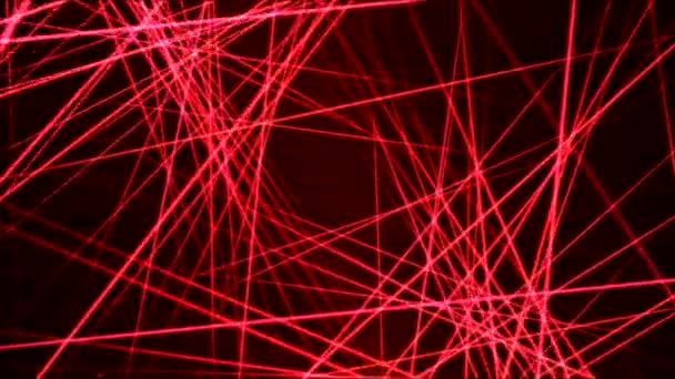 Mouvement à travers la lumière / faisceaux laser Animation Animation - Loop Red 