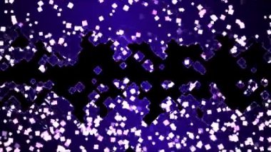 Arka plan animasyon - döngü mor soyut köşeli şekiller