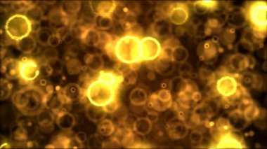 Çizim daire şekiller hareket arka plan animasyon - döngü altın