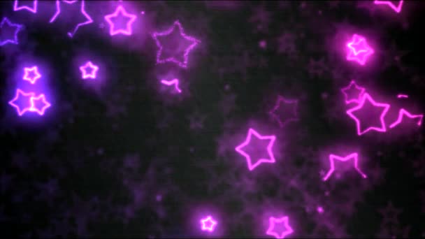 Dessin Formes d'étoile Motion Arrière-plan Animation - Boucle arc-en-ciel 