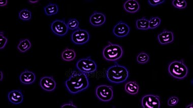 Renkli düşen kabak şekiller - döngü mor