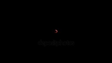 Büyülü parlak parçacık daire animasyon - kırmızı