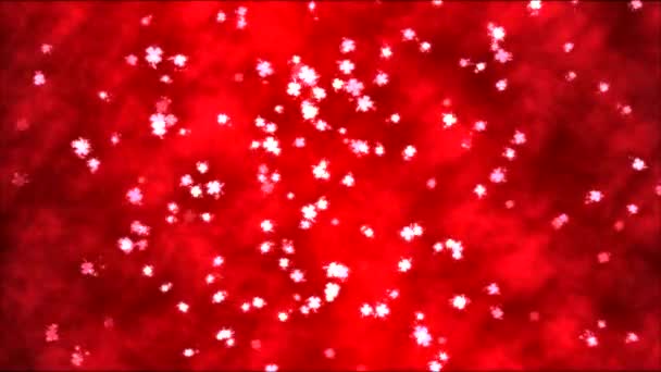 Барвисті анімовані конюшина фігур - петлі червоний — стокове відео