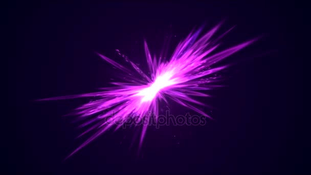 Animation mit hellen Lichteffekten - Schleife lila — Stockvideo