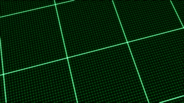 网格线动画-循环绿色 — 图库视频影像