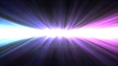 Döngü gökkuşağı ışık ışınları animasyon - parlayan