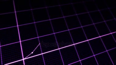 İş grafik animasyon - mor