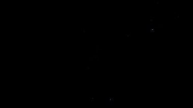 Büyük patlama animasyon - mavi