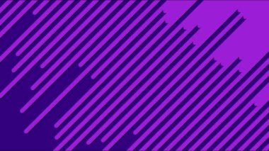Çeşitli renkli çizgili arka plan geçiş animasyonlar - döngü Violet