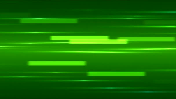 Animation rapide de barres colorées - Boucle verte 